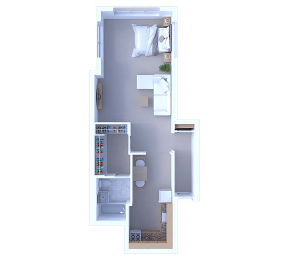 Studio Floor Plan S2