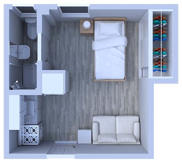 Studio Floor Plan S1