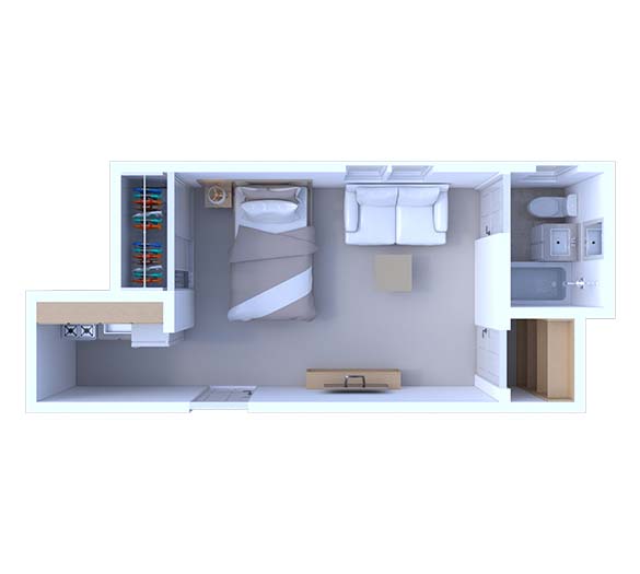 Studio Floor Plan S1