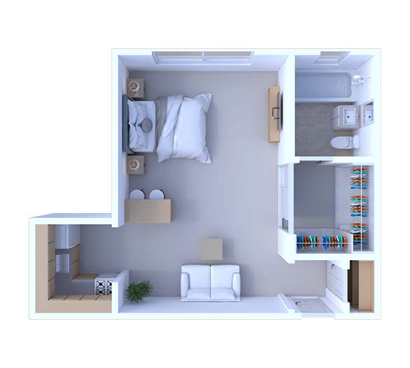 Studio Floor Plan S4