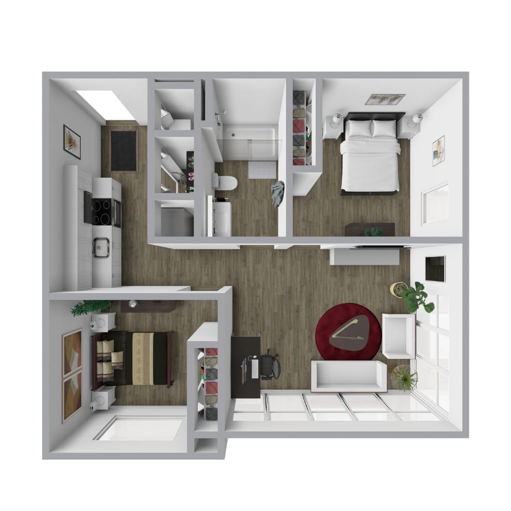 Two bedroom- The Dempster