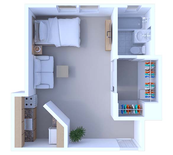 Studio Floor Plan S2
