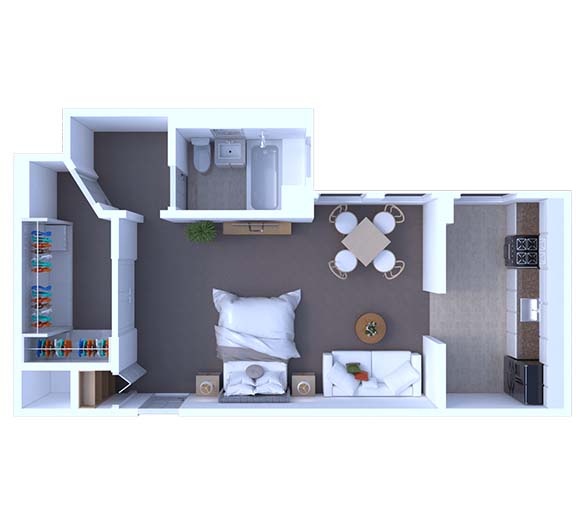 Studio Floor Plan S2